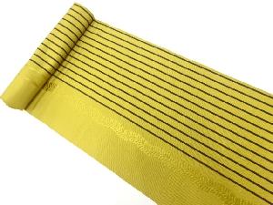 アンティーク　縞模様織出し八寸帯地反物